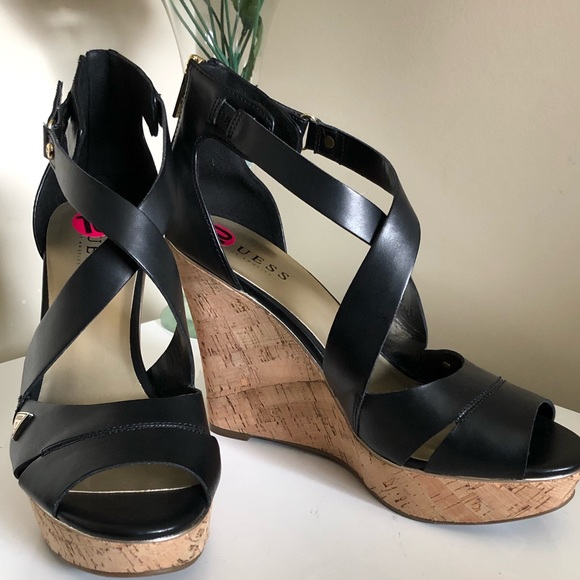 guess shoes wedges